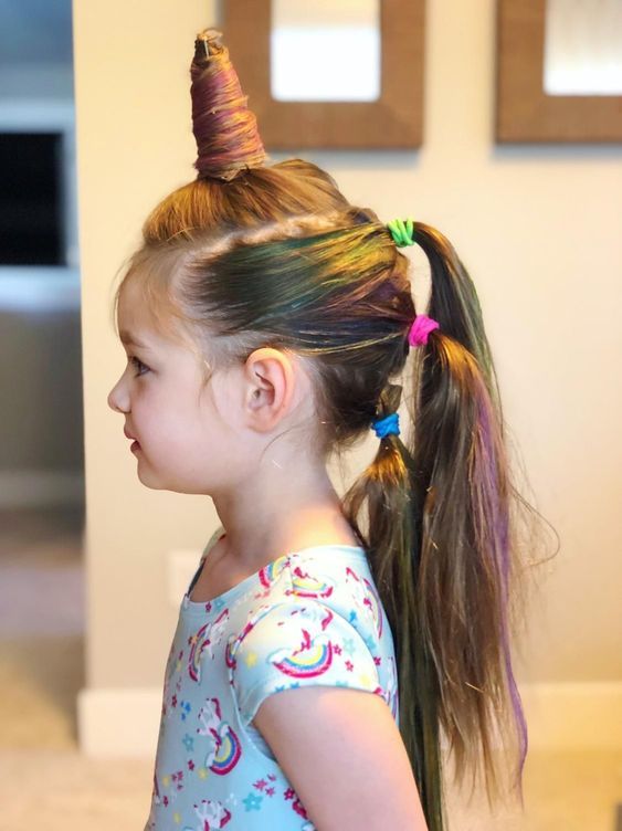 Actualizar 177 imagen peinados locos de unicornio para niñas  Giaoduchtn